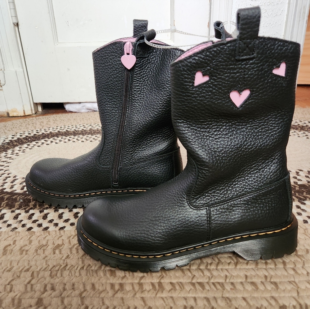 Dr. Martens Black Bex Heart P-O Boot